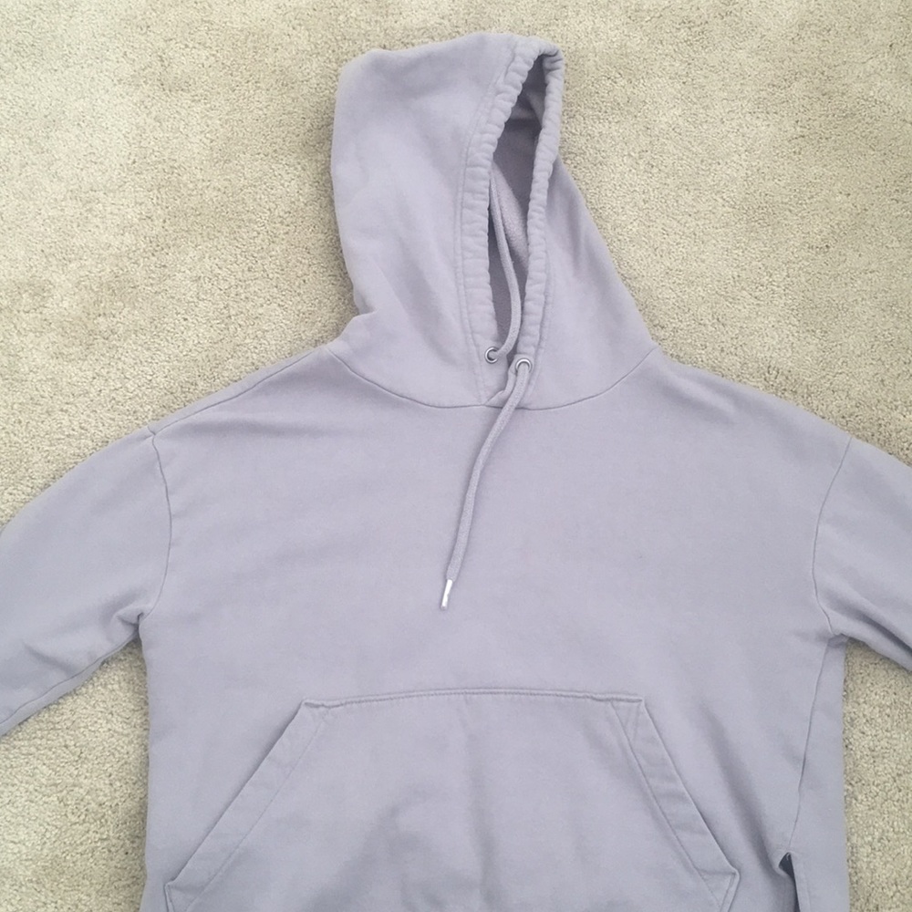 Cropped Lilac Hoodie